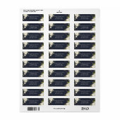 Rücksendeadresse für Kupfergeometrie (Vorne)