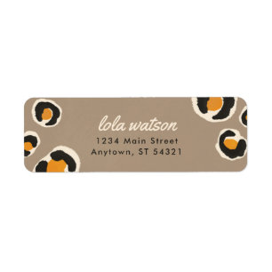 Rücksendeadresse für Leopard-Spots
