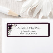 Rücksendeadresse für Lila Brautparty (Insitu)