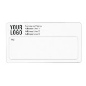 Rücksendeadresse für Logoversand (Vorne)