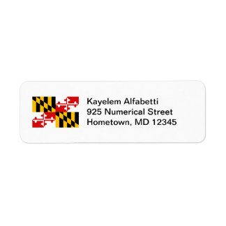 Rücksendeadresse für Maryland-Flaggen
