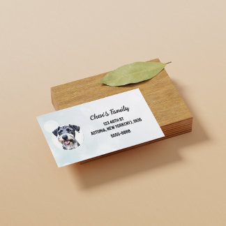 Rücksendeadresse für Miniatur-Schnauzer Adressaufkleber