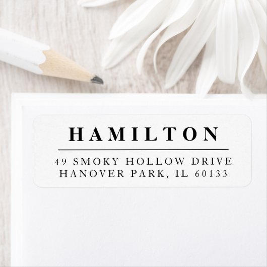 Rücksendeadresse für Monogramme der klassischen Fa (Insitu)