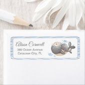 Rücksendeadresse für Nautische Whale-Babydusche (Insitu)