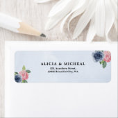 Rücksendeadresse für Navy Blue & Blush Pink (Insitu)