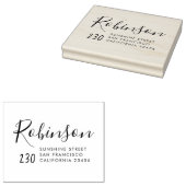 Rücksendeadresse für niedliche handgeschriebene Sk Gummistempel (Stempel)