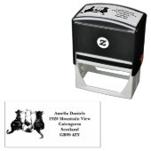 Rücksendeadresse für niedliche Katzen Permastempel (Beispiel)