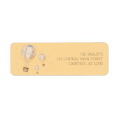 Rücksendeadresse für niedlichen Kindergeburtstag (Vorne)