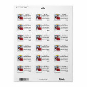 Rücksendeadresse für Niedliches Foto Adressaufkleber (Vorne)