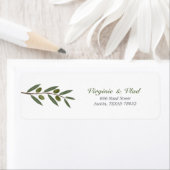 Rücksendeadresse für Olive-Wasserfarben (Insitu)