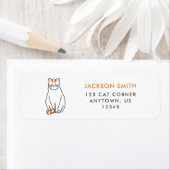 Rücksendeadresse für orange und weiße Katzen (Insitu)