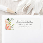 Rücksendeadresse für Peach Blush Wasserfarbe (Insitu)