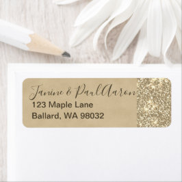 Rücksendeadresse für Pewter Glitzer & Süede