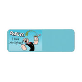 Rücksendeadresse für Popeye (Vorne)
