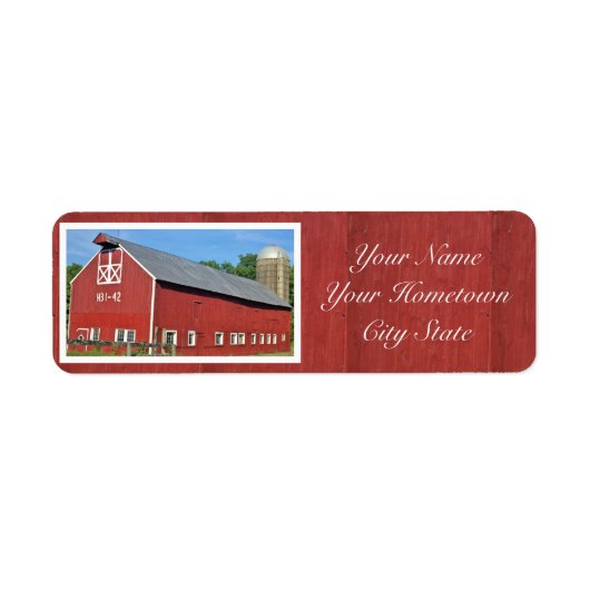 Rücksendeadresse für Red Stall (Vorne)