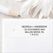 Rücksendeadresse für Rosa Herz (Insitu)