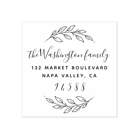 Rücksendeadresse für Runde Kleider und benutzerdef Gummistempel (Prägung)