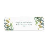 Rücksendeadresse für Sage Foliage und Hochzeiten (Vorne)