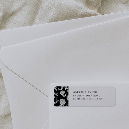 Rücksendeadresse für Schwarz und Weiß