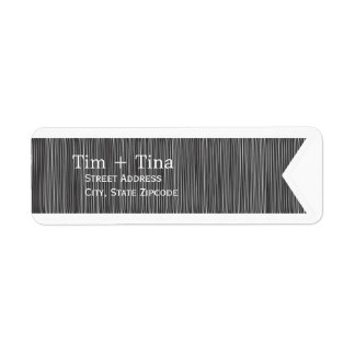 Rücksendeadresse für schwarze Ribbon