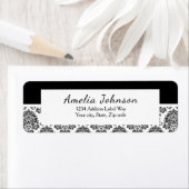 Rücksendeadresse für Schwarzweiß-Damaskus (Insitu)