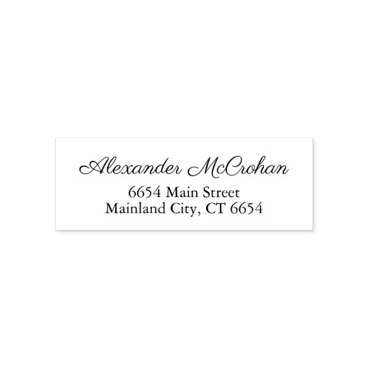 Rücksendeadresse für SkriptTypografie Permastempel (Design)