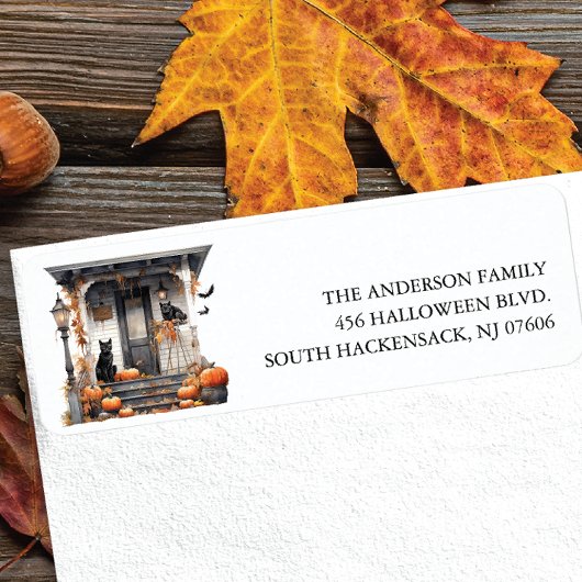 Rücksendeadresse für Spuk Vorderseite