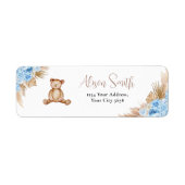 Rücksendeadresse für Teddy Bear (Vorne)