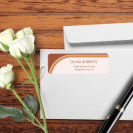 Rücksendeadresse für Terracotta Arch Typografy