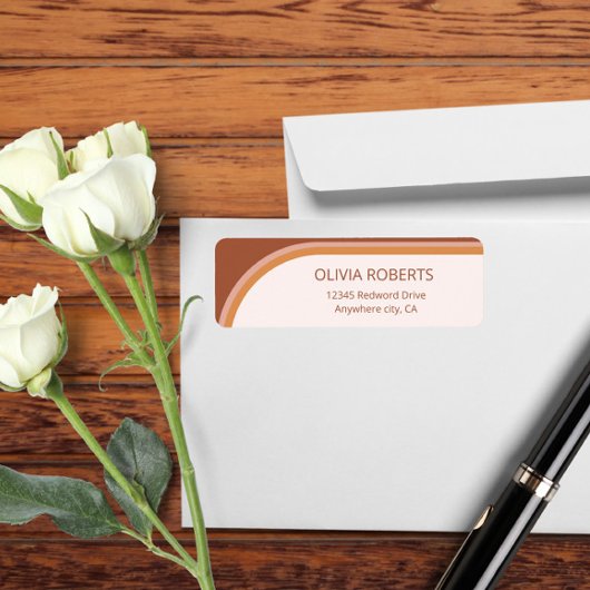 Rücksendeadresse für Terracotta Arch Typografy