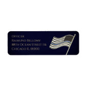 Rücksendeadresse für Thin Blue Line (Vorne)