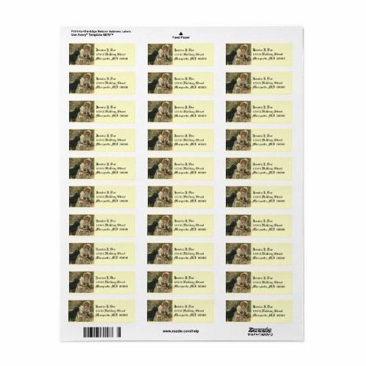 Rücksendeadresse für viktorianische Stray Pet Resc (Vorne)