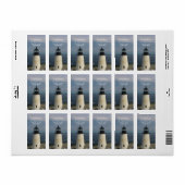 Rücksendeadresse für Vintage Leuchttürme Adressaufkleber (Vorne)