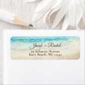 Rücksendeadresse für Wasserfarbe Beach Blue Ocean (Insitu)