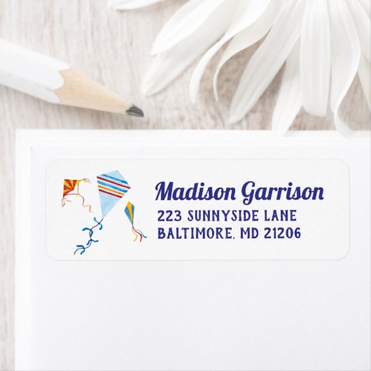 Rücksendeadresse für Watercolor Kite (Insitu)