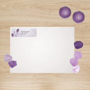 Rücksendeadresse für Watercolor Morada