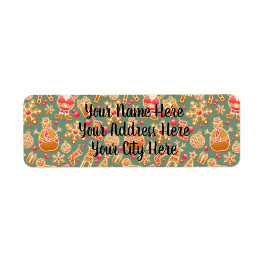 Rücksendeadresse für Weihnachts-Collage (Vorne)