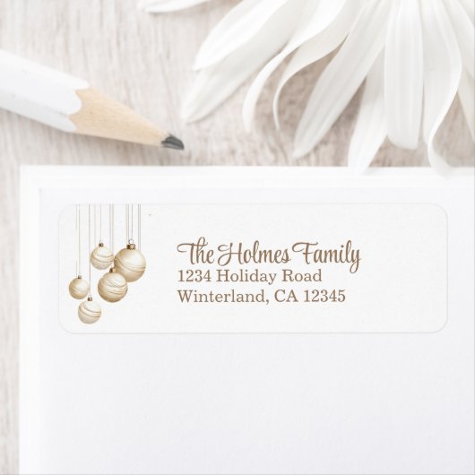 Rücksendeadresse für Weihnachtsschmuck (Insitu)