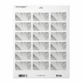 Rücksendeadresse für Weißwabenwabe Adressaufkleber (Vorne)