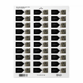 Rücksendeadresse für wild gehackte Owl Face (Vorne)