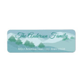 Rücksendeadresse für Winterschnee (Vorne)