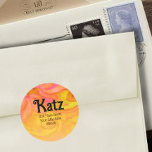 Rücksendeadresse Gelb Rosa Blütenfarbe