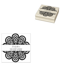 Rücksendeadresse Gummi Briefmarke Gummistempel