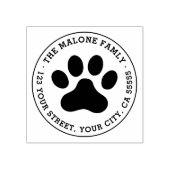 Rücksendeadresse Gummi Briefmarke Pet Pate Gummistempel (Prägung)