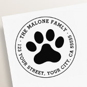 Rücksendeadresse Gummi Briefmarke Pet Pate Gummistempel