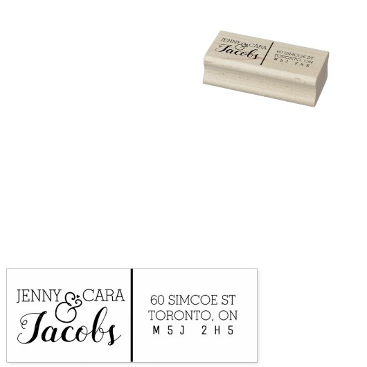 Rücksendeadresse Gummistempel (Stempel)