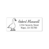 Rücksendeadresse Gummistempel (Prägung)