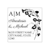 Rücksendeadresse Gummistempel (Prägung)