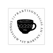 RÜCKSENDEADRESSE GUMMISTEMPEL (Prägung)