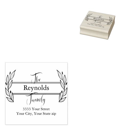 Rücksendeadresse Gummistempel (Stempel)